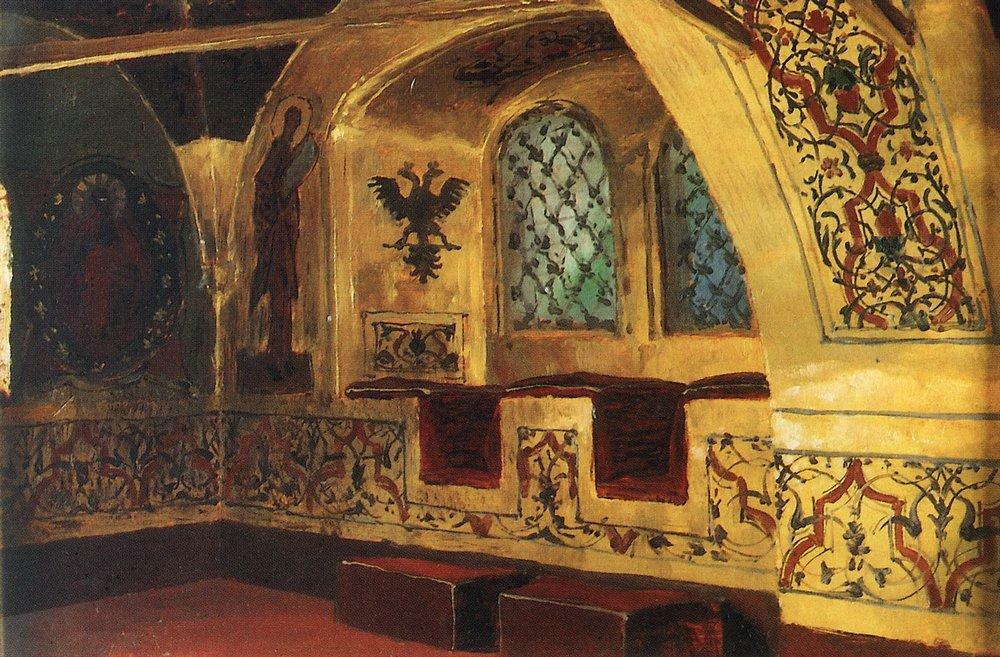 Golden Tsarina's Chamber. Window. wikiart.org/en/vasily-pole…