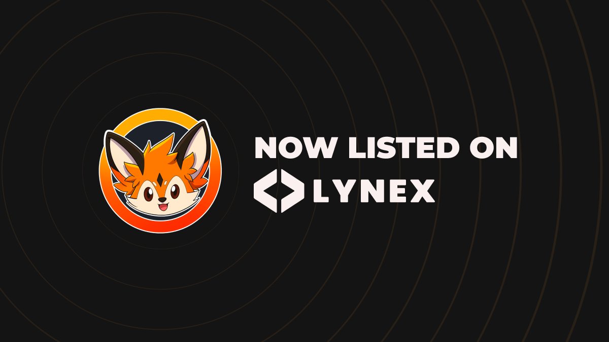 It's @FoxyLinea time! 🦊 We've just listed $FOXY on Lynex alongside multiple CEXs. Eligible users, can secure their $FOXY airdrop through our claim portal here 👉🏼 app.lynex.fi/claim/foxy/