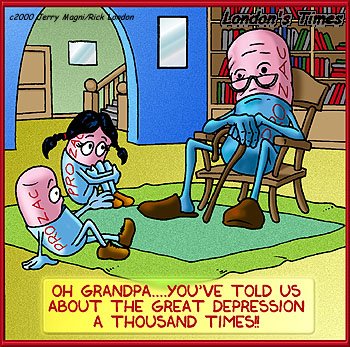 The Great Depression by @RickLondon #Cartoons #LTCartoons #depression #ssri #prozac #thegreatdepression #greatdepression #comics