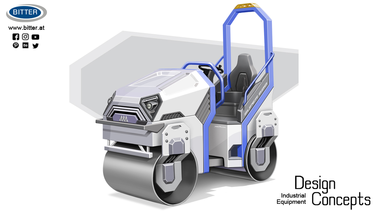 Twin-Drum Asphalt Compactor.
#bittergmbh #asphaltcompactor #compactors #compactador #compactadora #apisonadora #strassenwalze #strassenwalzen #constructionequipmentdesign #diseñodeequipamientodeconstruccion #baumaschinendesign #fahrzeugdesign #diseñodevehiculos #vehicledesign