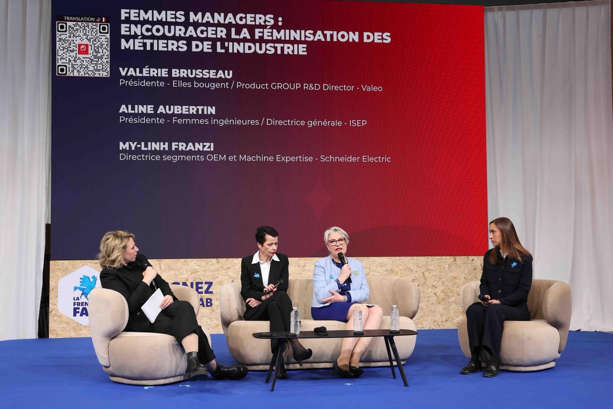 📸 Retours en Images🙆‍♀️ Le 28 mars a eu lieu le @Salon_GI , représentée par @aubertinaline , nous avons participé à une table ronde aux côtés de @Ellesbougent ,Valeo, @SchneiderElecFR ,Femmes de Territoires et @BougeTaBoite #forum #ingenieurs femmes-ingenieures.org/offres/gestion…