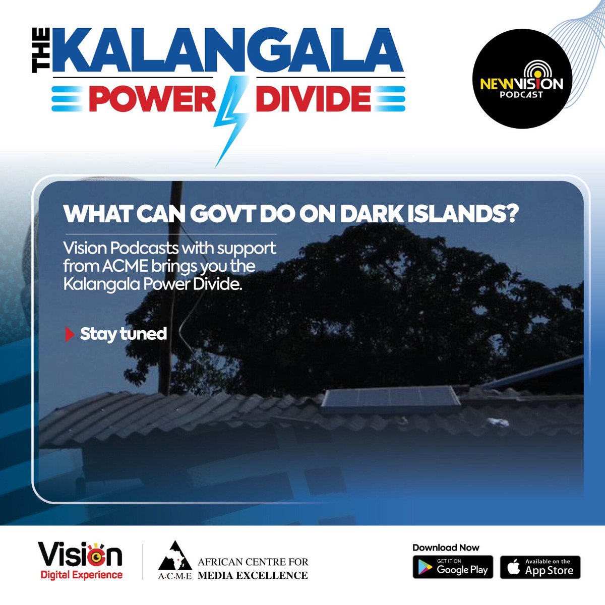 THREAD: sample this #VisionPodcast in seven languages below

Gyebale ko
Yoga
Oloho ota?
Agaandi
Itye nining?
Ngoni?
Hello

Are off-grid solar solutions  the answer to struggle for electricity access?