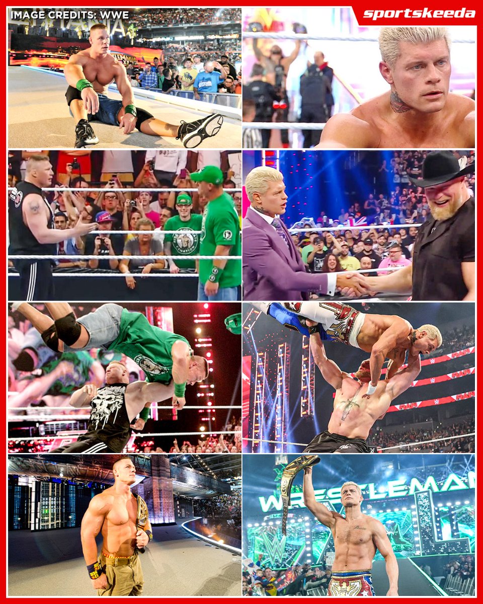 #CodyRhodes' last year drew parallels from #JohnCena's 2012-13 run! 

#WWE #WrestleMania