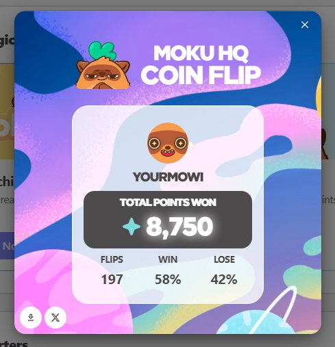 So excited to be joining @Moku_HQ for the first time!🥰 Thanks for the onboarding, @xvinsue. Those Moki PFPs are adorable, I'd love to get one myself.