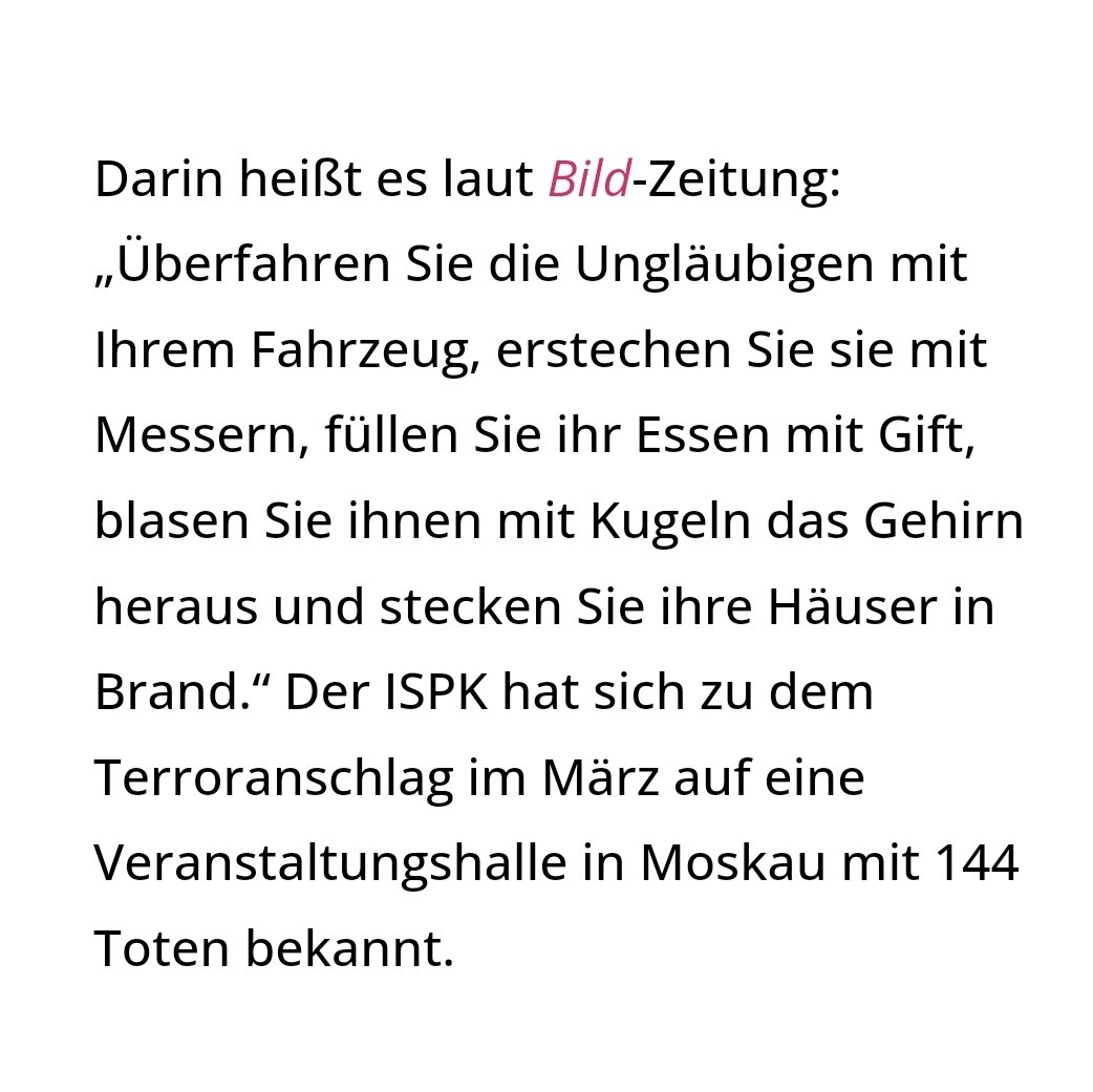 @oliver93877389 Da kann man ja Angst bekommen was der ISPK androht. Da helfen auch keine Regenbogenfahnen 🌈