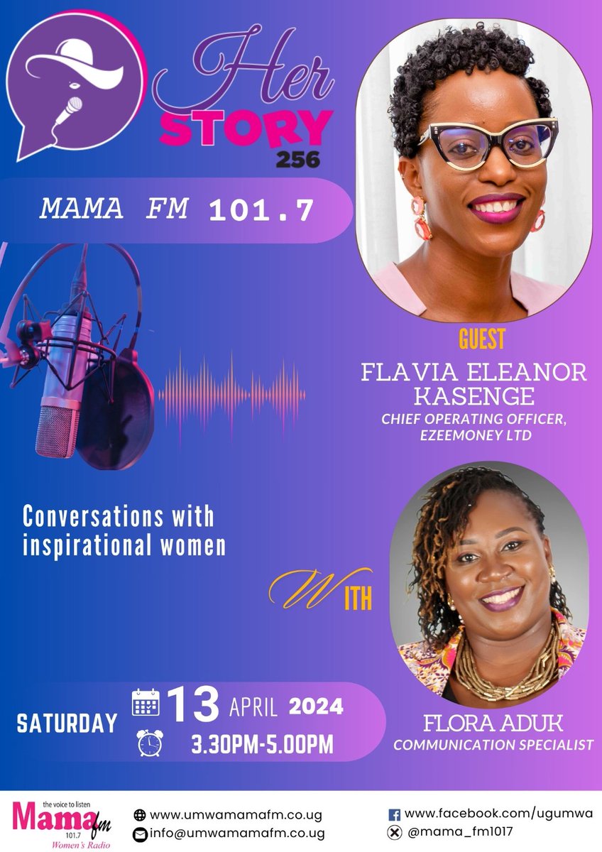 Get hyped for tomorrow, April 13th, on @mama_fm1017 with @f_aduk ! Join us as we delve into the captivating stories that light up every woman's inner spark. It's going to be a thrilling exploration of the tales that inspire and empower! #flaviathefintechdinosaur