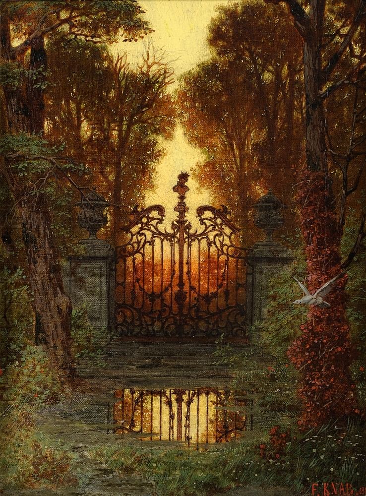 Ferdinand Knab - 'The Castle Portal' (1881)