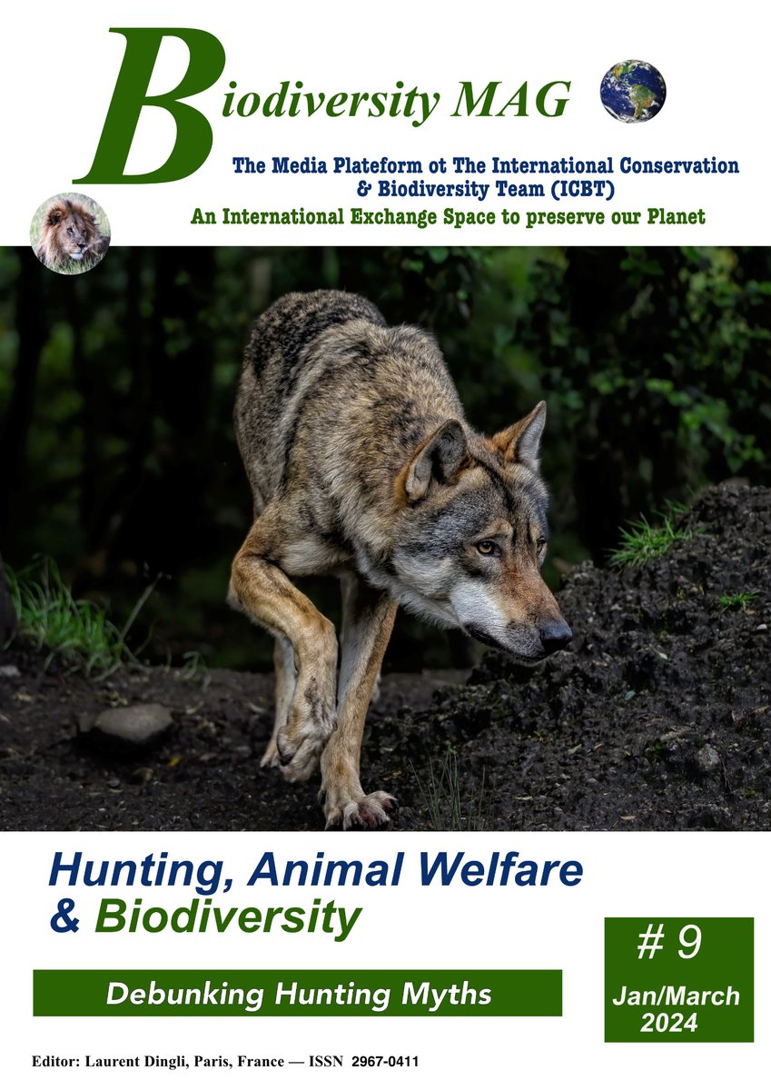 🥳🍾🥂 @BiodiversityMag #9 on '#Hunting, #Animal Welfare & #Biodiversity' is online. Fascinating articles & interviews by/with MEPs, scientists, animal advocates, wildlife photographers & film directors. Myths & Facts. Feel free to read and share 👉 online.flipbuilder.com/LaurentDingli/…