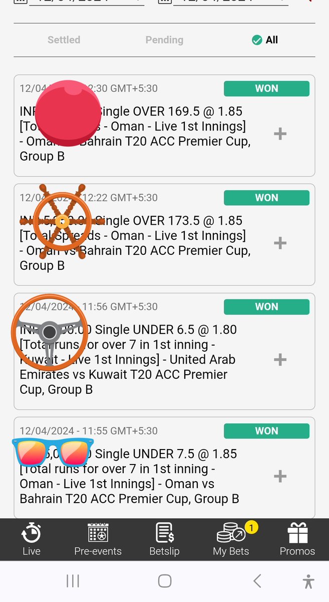 Another great day to start 

4/4 

#CricketTwitter 
#IPL2024