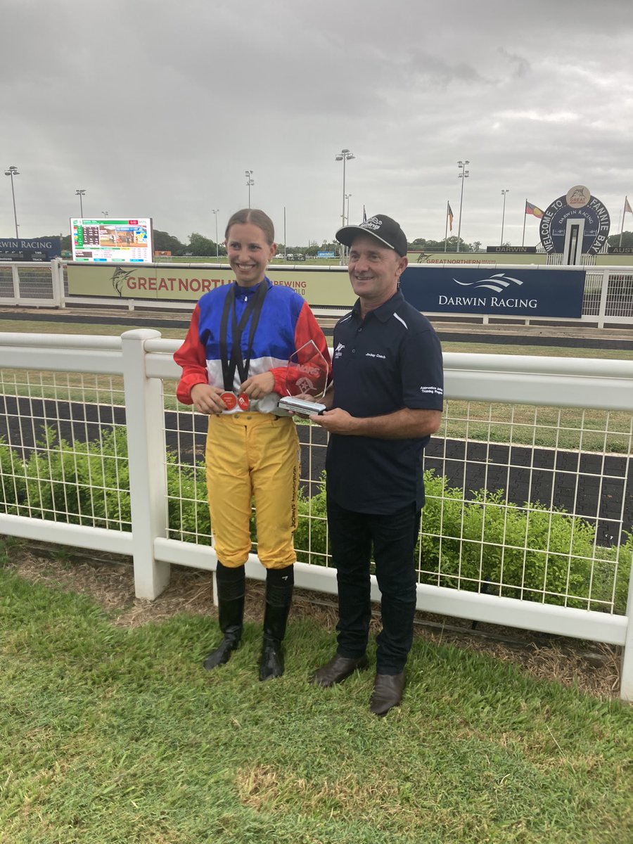 Race 5 @DarwinTurfClub 1st 🥇 #ShowMeTheMahony @Rosie_Mahony99 👏 @RacingWA_ @TAB_touch NARS Heat 4 winner WA @5harynLancaster @ClaiteJohn @clarke_racing