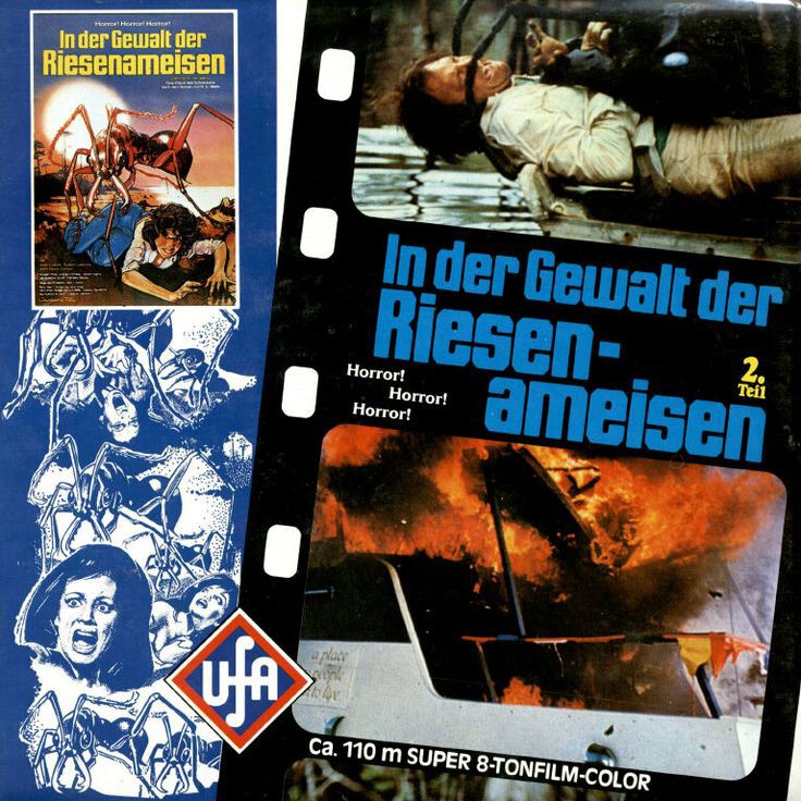 German Super 8 box art for #EmpireOfTheAnts (1977 - Dir. #BertIGordon) #JoanCollins #RobertLansing
