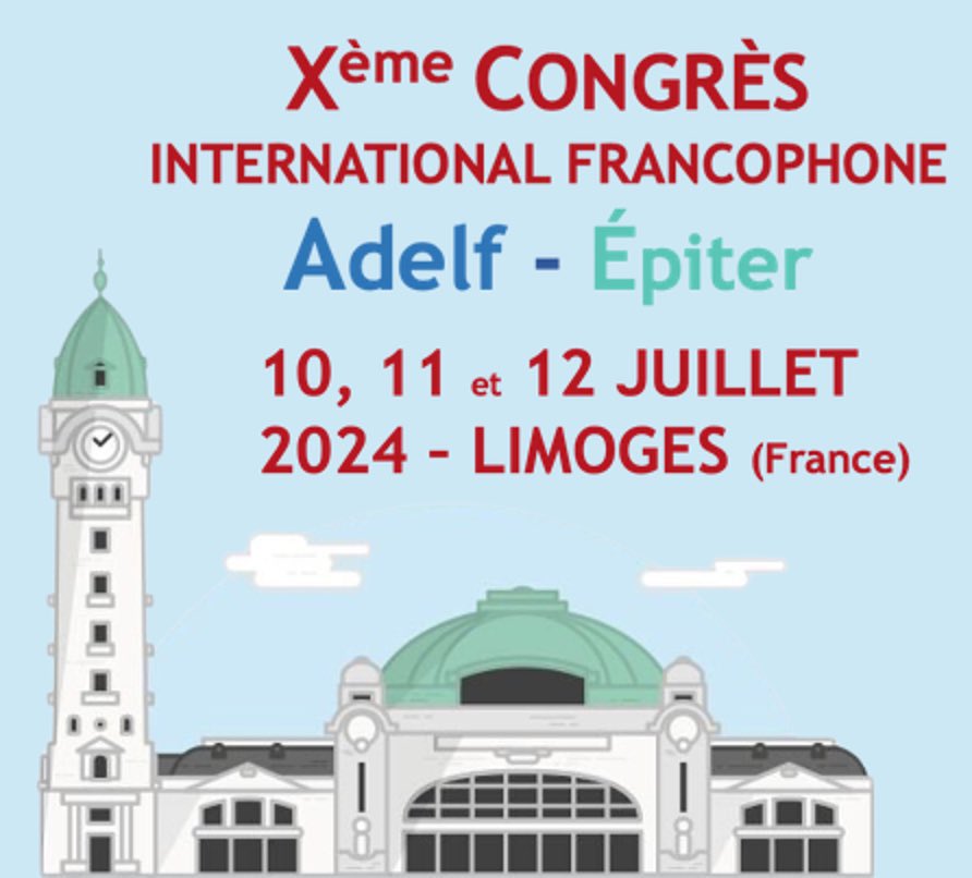 🌟🚨#ADELFEPITER2024 🚨🌟      
🎙️Ne manquez pas notre symposium SEGA une seule santé    
🗓️ Juillet 2024   📍Limoges 🔗 Inscrivez vous : adelf-epiter-2024.sciencesconf.org            
#Epidémiologie   #SantéPublique #Uneseulesanté