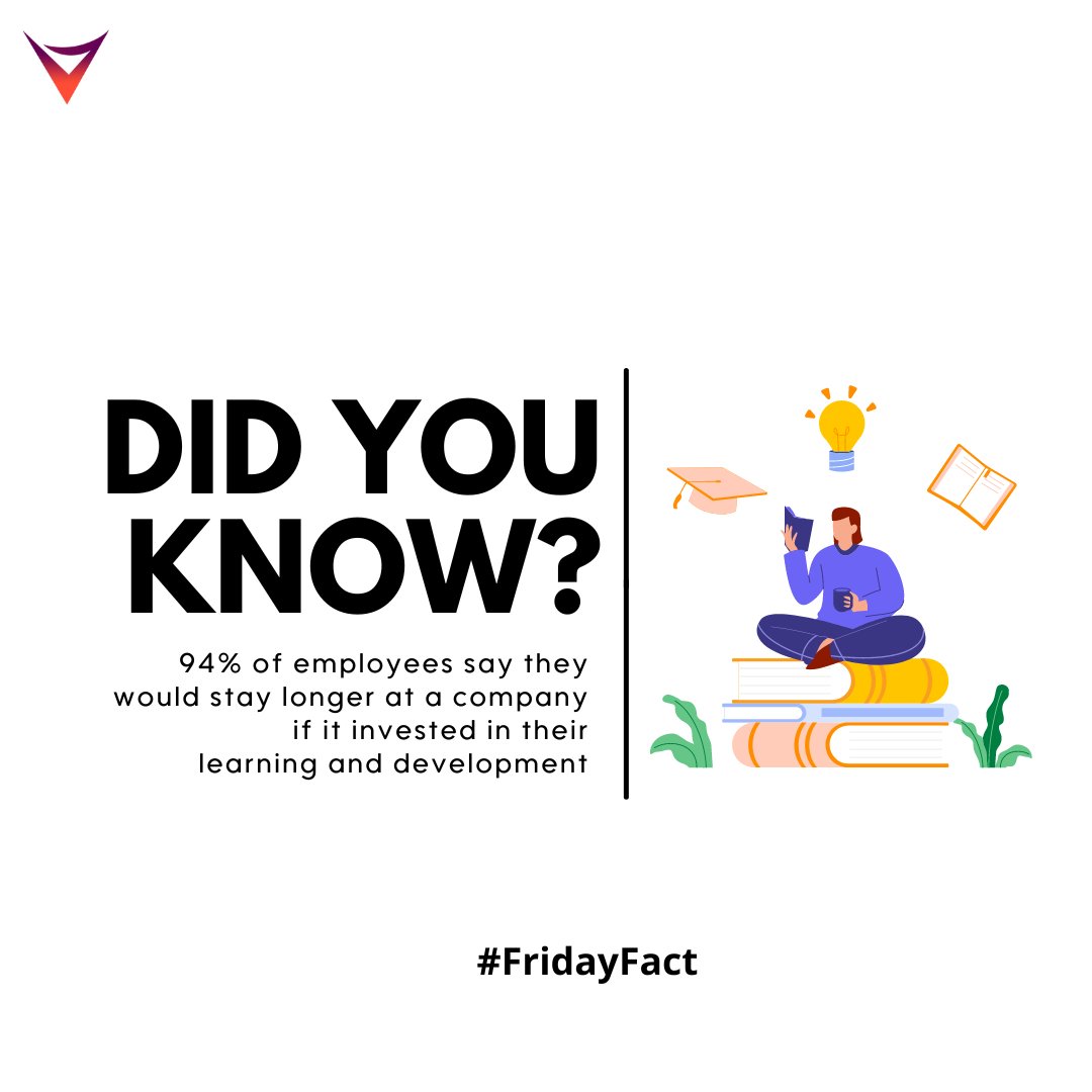 Don't just build a team, empower a community of lifelong learners.
Invest in their development, and you'll invest in your company's future. 💼🌟

#EmployeeRetention #LearningAndDevelopment #InvestInGrowth #EmpowerYourTeam #virtuevarsity #ProfessionalDevelopment #DidYouKnow