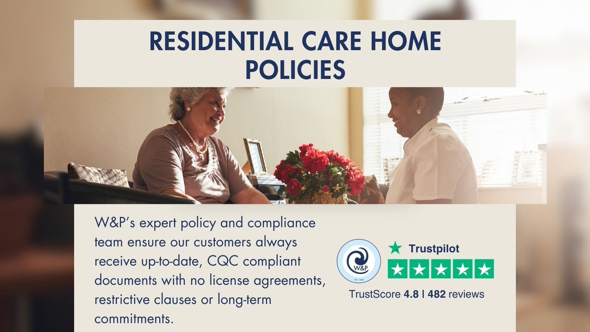 Residential Care Home Policies -  buff.ly/3Oy8vPI 

CQC compliant policies and procedures in line with the new Single Assessment Framework.

DOWNLOAD A FREE SAMPLE PACK

#carehomesuk #cqccompliance #caremanagers #caremanagement #socialcare