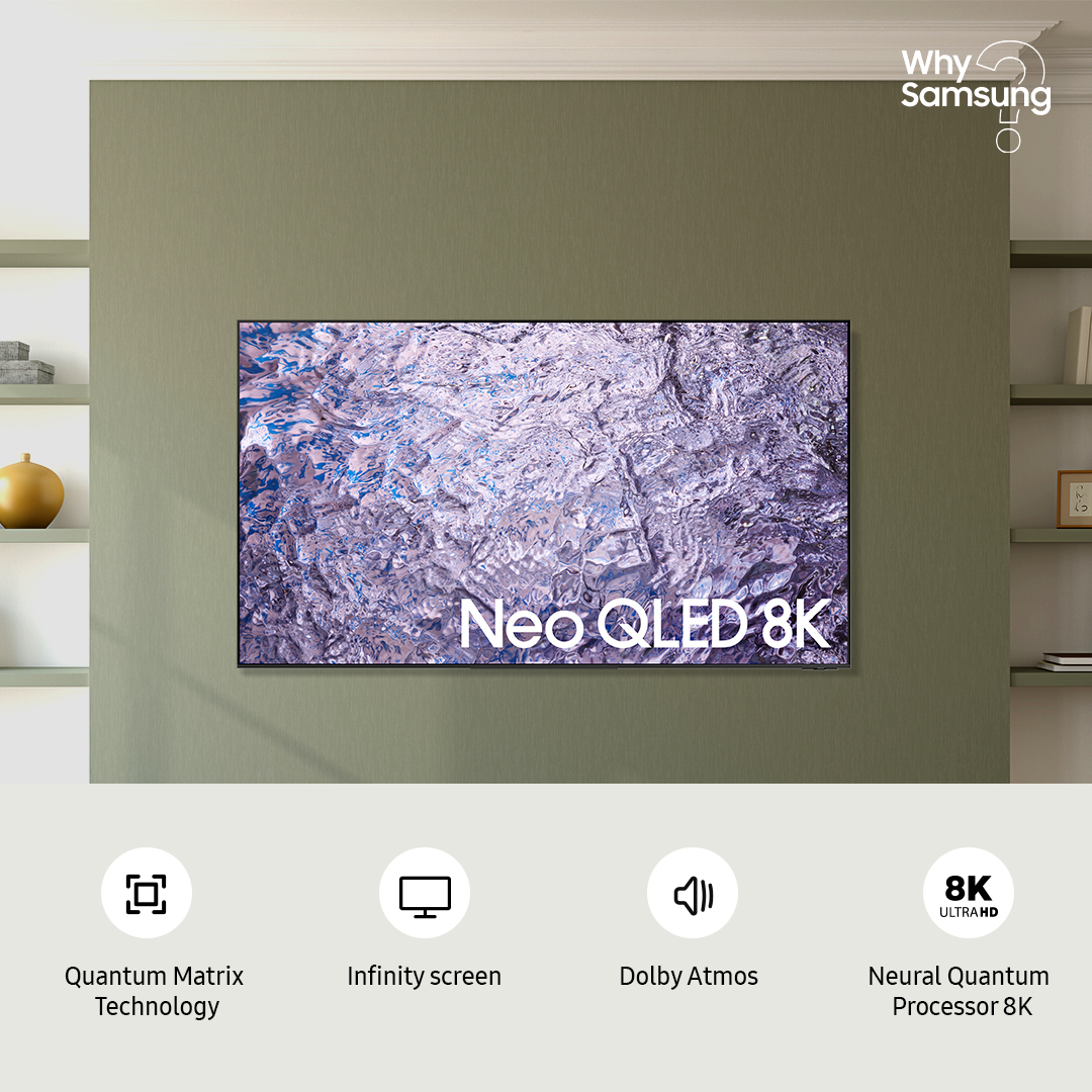 Looking for the ultimate viewing experience? Look no further with Samsung's #NeoQLED8K TV. We have features that cater to your needs. Learn More: spr.ly/6010wq0pp #MoreWithSamsung #NeoQLED8K