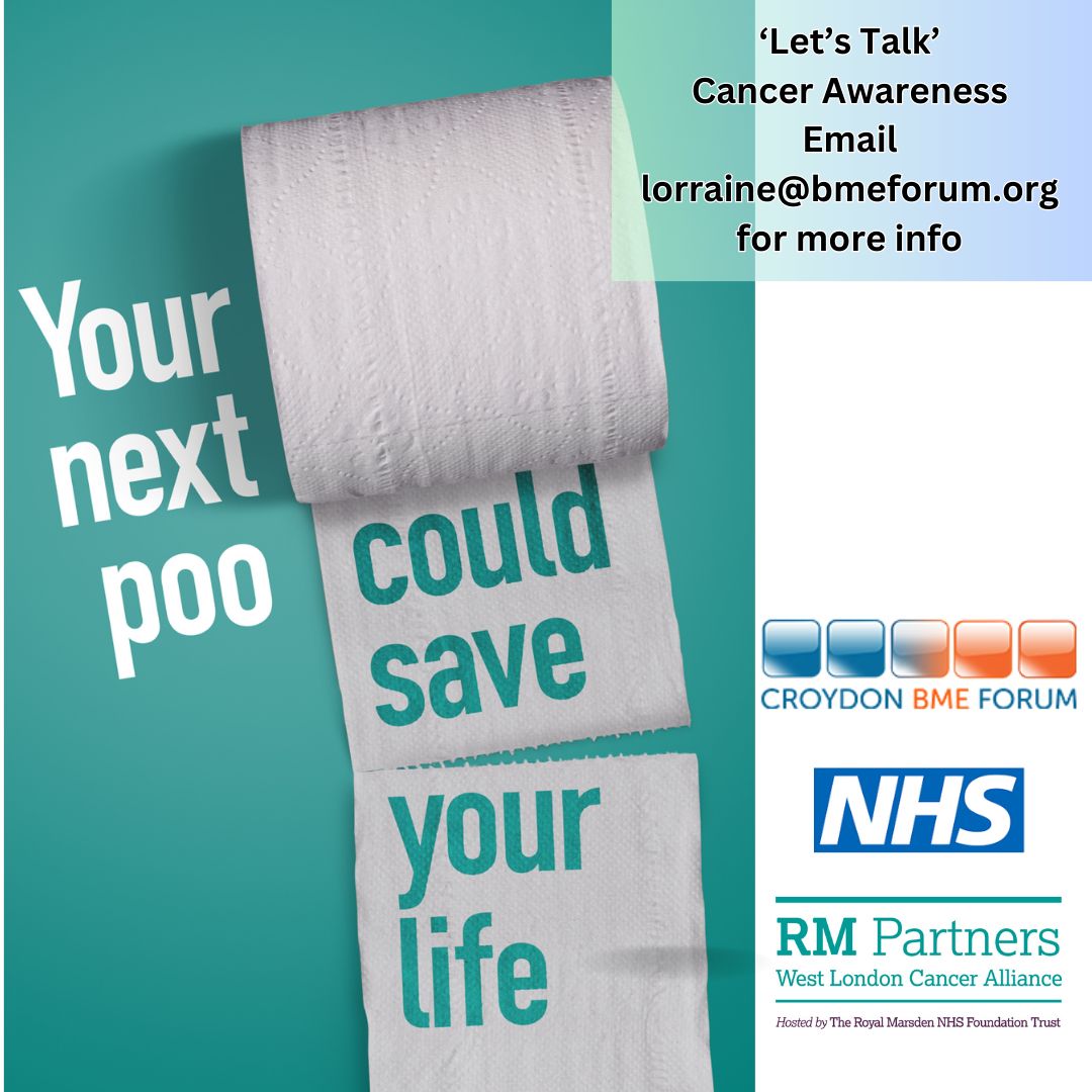 Your next poo could save your life. If you’re 56-64 and registered with a GP in England, the NHS will send you a #BowelCancer testing kit. @cancer_awareness_project