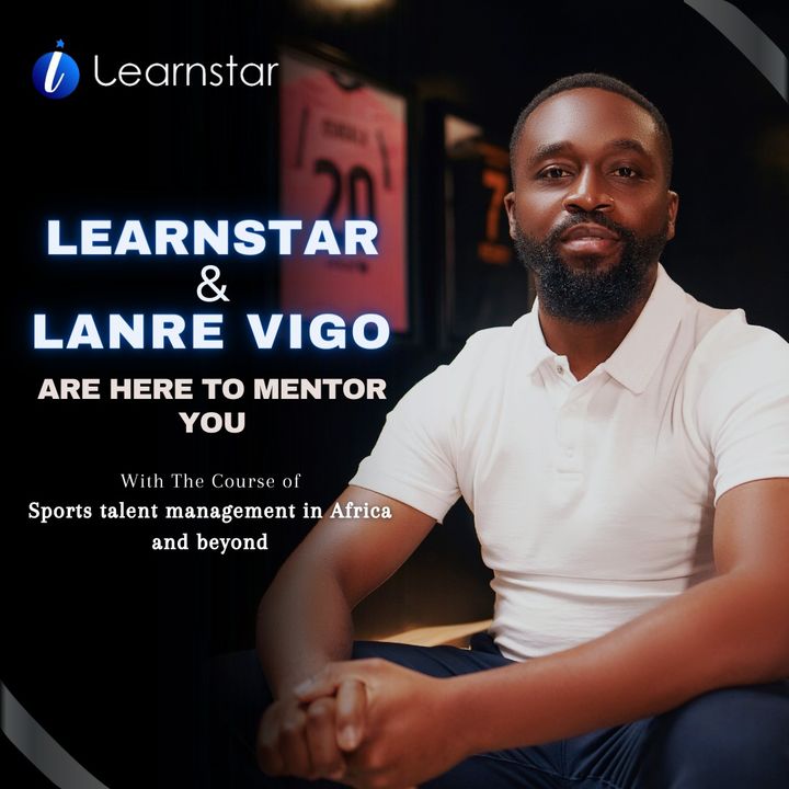 Unlock the path to success with Learnstar! 🌟 Meet our mentor, @LanreVigo, leading the way in Sports Talent Management in Africa and beyond. 🏆 Seize the chance to be the change-maker.🚀 Join us on a journey of growth and inspiration. SportsManagement #Learnstar #InspiringMinds
