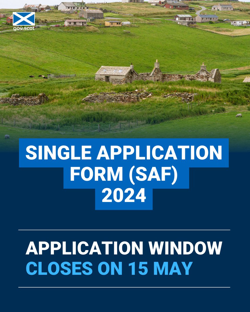 The Single Application Form (SAF) window closes on 15 May. It’s best to complete your application online. Please ensure your details are correct, you have read all guidance and included relevant supporting documents before submitting. For help ➡️ tinyurl.com/e9kd4j2s