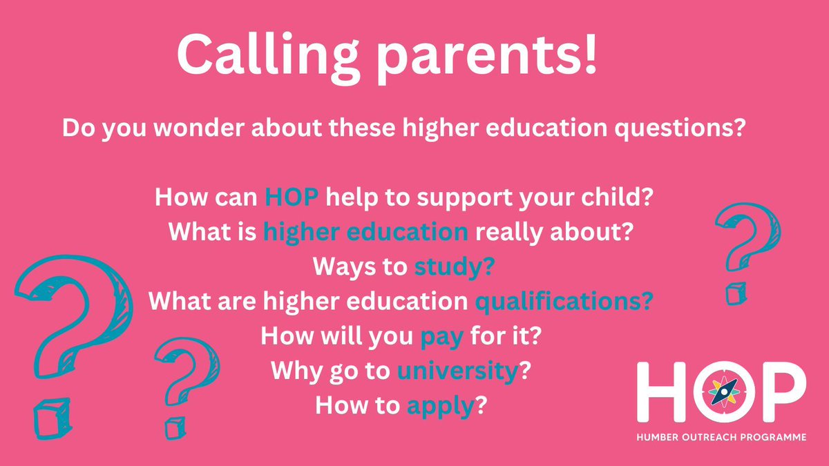 We are here to help you understand what further and higher education means for your child, and the benefits of encouraging them to keep studying further and higher. Get the answers to your questions here- buff.ly/3J3GBdG @officestudents @CareersWeek