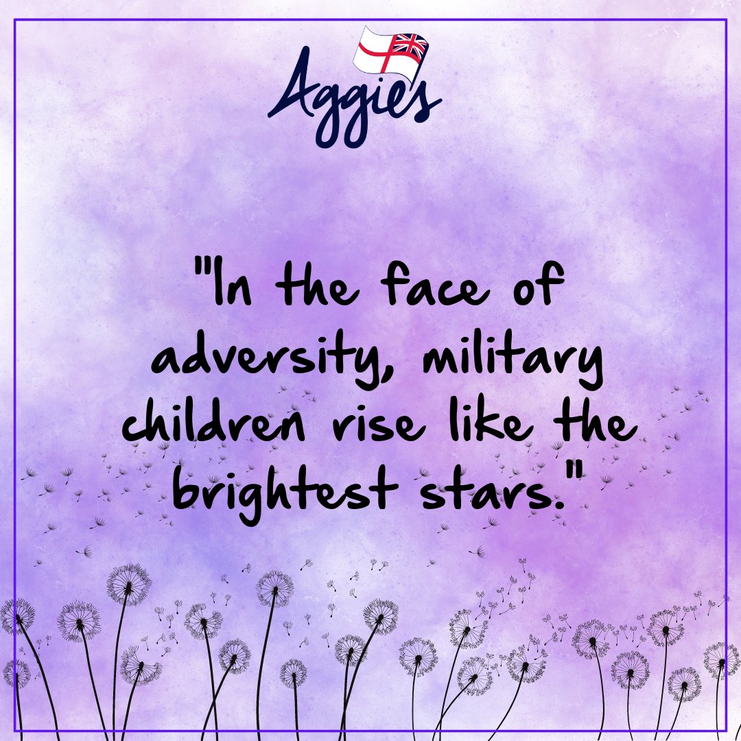 💜Aggie's is celebrating 'The Month of the Military Child'💜