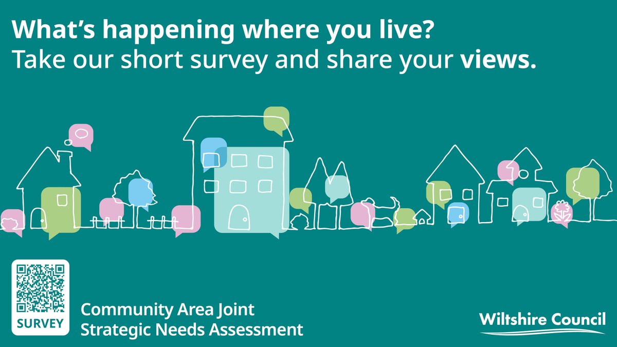 What's life like in your community? View the data on health, population and housing and share your views to improve the picture of Wiltshire's 18 community areas Full details 👉🏼 orlo.uk/ob94R