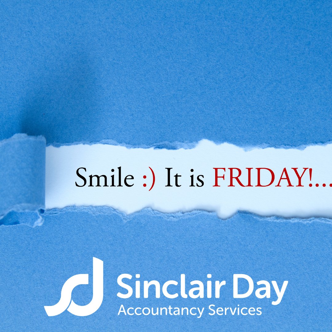 Friday has landed!
Here's to a great day and weekend too!
#accountancy #FridayFeeling #accountantswithadifference