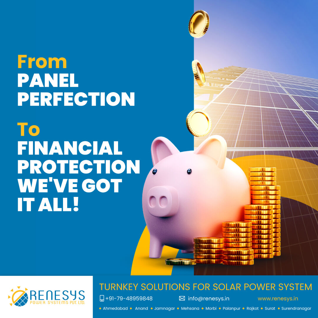 From flawless panel installation to securing your financial future, we've got you covered every step of the way.

#SolarSolutions #PanelPerfection #FinancialProtection #RenesysPowerSystems #RenesysSolar #RenewableEnergy