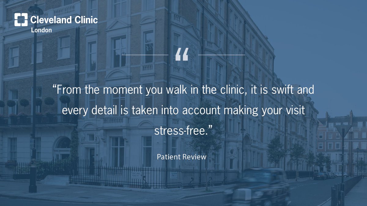 At Cleveland Clinic London, we are passionate about delivering the best care possible for our patients. A heartfelt thank you to this patient for sharing kind words about their experience at our Portland Place Outpatient Centre. Learn more here: clevelandcliniclondon.uk/locations/dire…