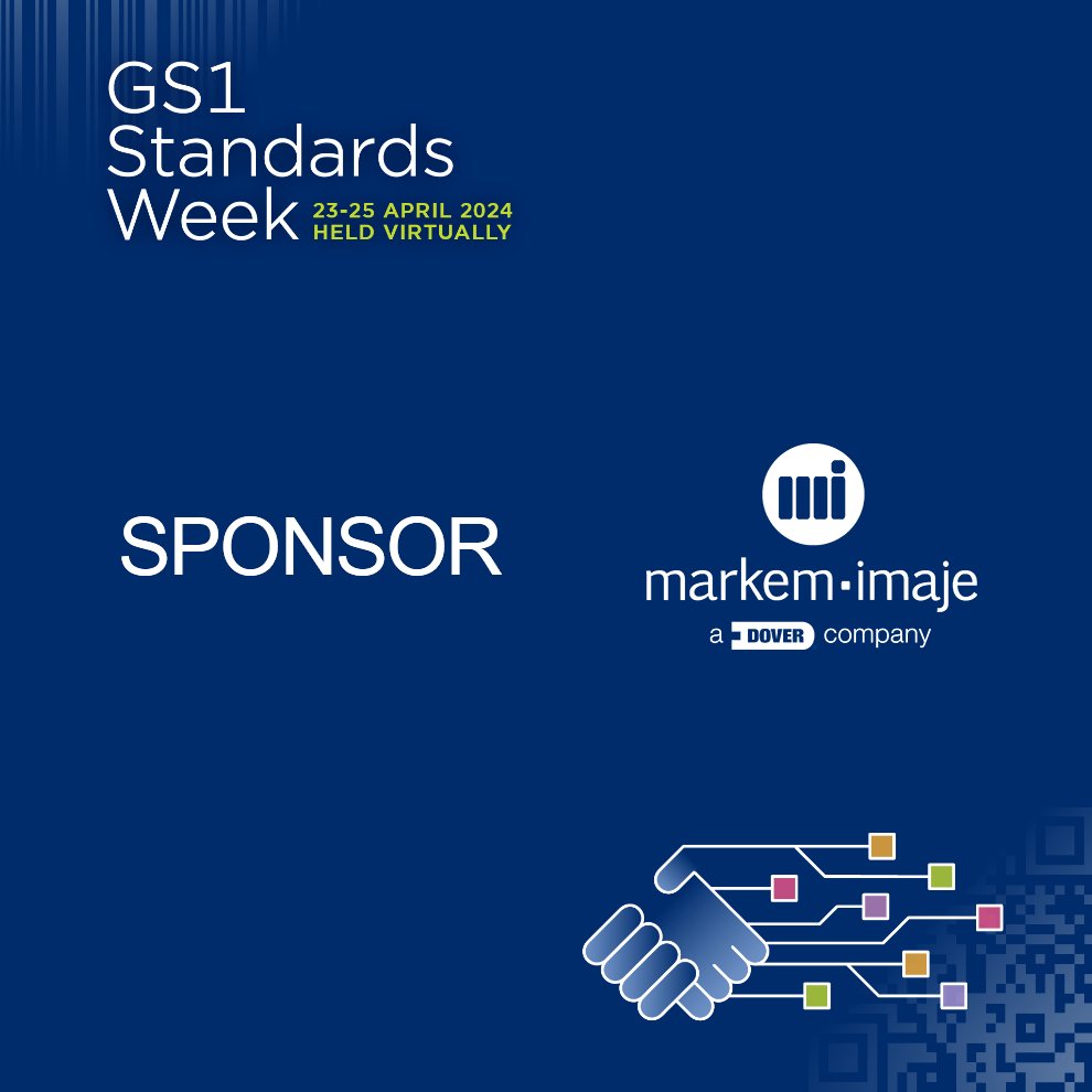 #Markem-Imaje will sponsor the virtual #GS1Standards Week on April 23-25. The event brings together worldwide experts in supply chain and digital transformation. This year's program features engaging sessions and an opening plenary. Register: ow.ly/tEIt50Rahas #digitalkink