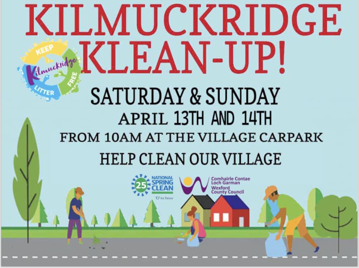 Coming up: As part of Morning Mix's project #OursToProtect in association with @IBIreland: We chat to Kilmuckridge Tidy Town's Mary Farrell about this weekend's annual 'Kilmuckridge Klean up!'