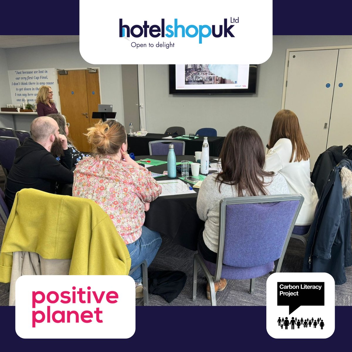 Our next cohort of staff enjoyed a great day in Cardiff with Positive Planet to become Carbon Literacy trained. 

Great to see that they took their HSUK bottles!  #HSUKTRAVELS to Cardiff City FC! 

#sustainability #travelandtourism