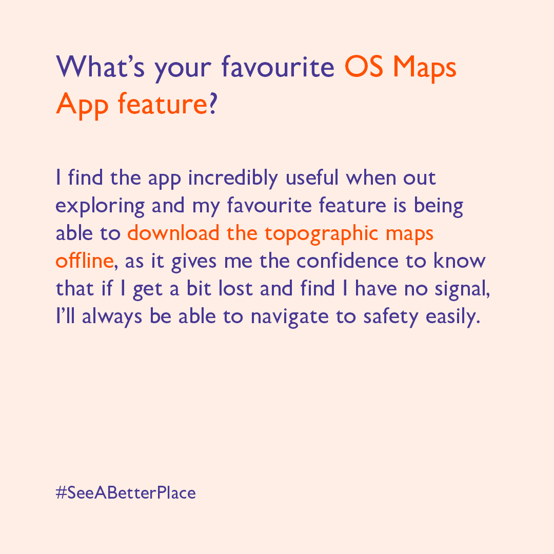 As the Mobile Product Manager for OS Maps, Chris has closely with the iOS and Android development team to shape and deliver the new update for the OS Maps app. 👇  #OSPlacemaker

Discover his favourite route on #OSMaps: ow.ly/W0S350RefCj