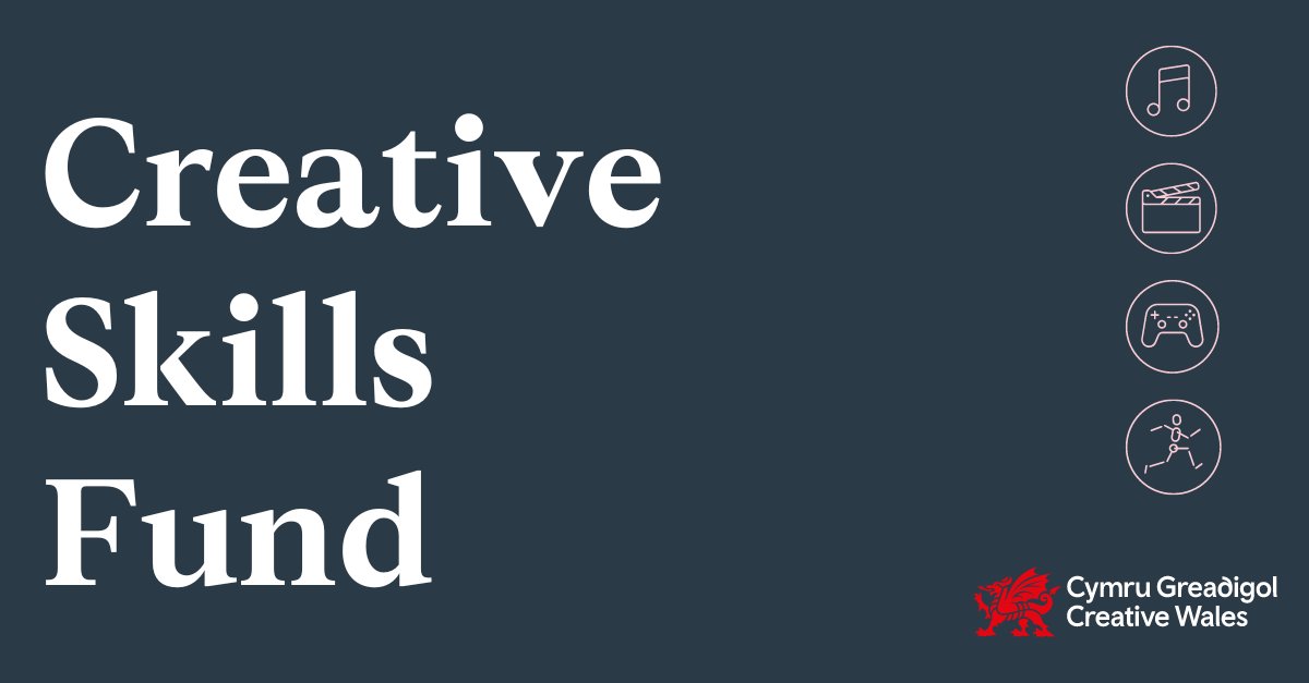 Up to £125,000 available for projects that help to train, upskill and diversify the creative workforce 👇 creative.wales/creative-skill…