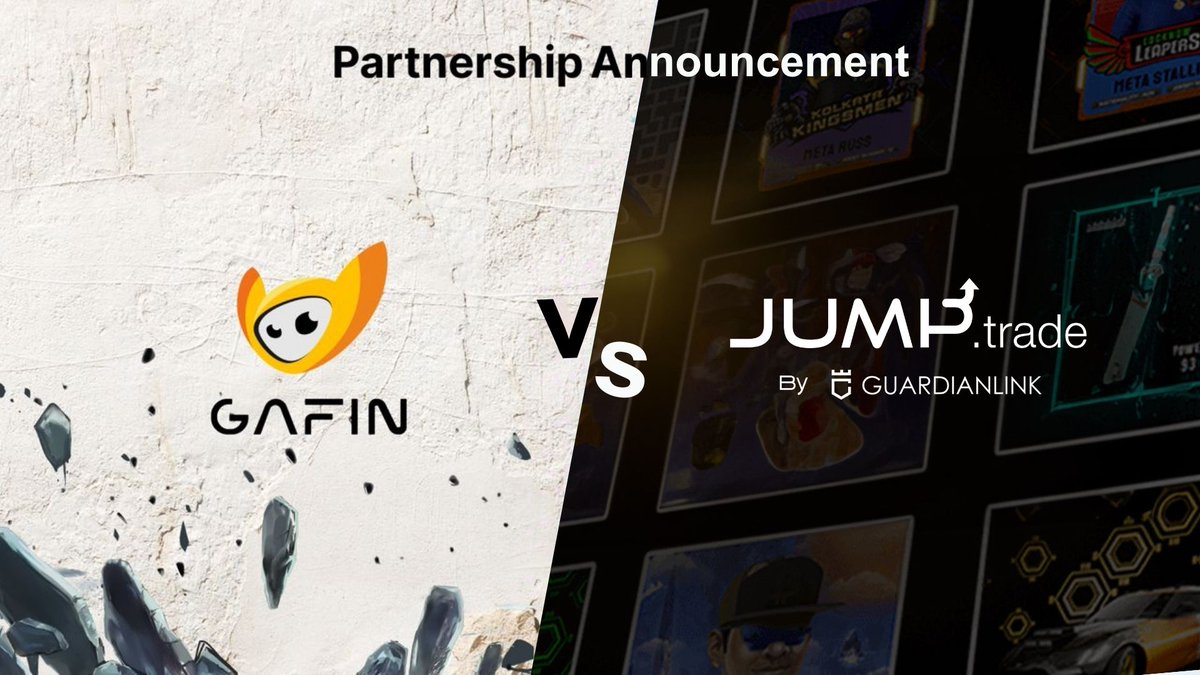 GaFin 🤝 @Jumptradenft 🚀 We’re thrilled to partner with @Jumptradenft - a destination for a wide range of astonishing game and brand NFTs ✨ 🎉 Our partnership embodies shared values and a mutual commitment to excellence. We are poised to achieve great things in the Web3