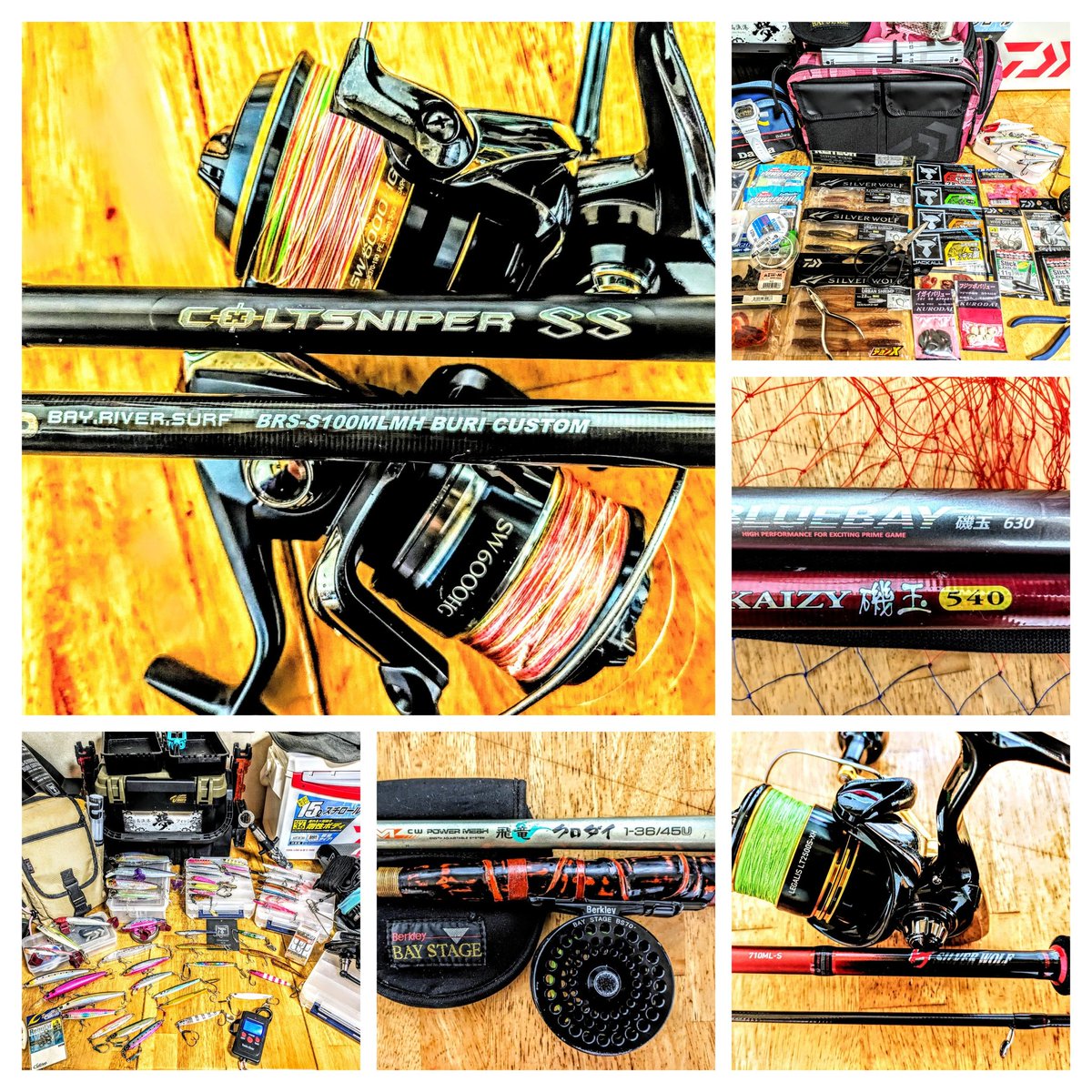 bluesrodster249's tweet photo. My Fishing Tackle 2024
#釣り好きな人と繋がりたい #shorejigging #chining #shimano #daiwa #jackall #hayabusa #duel #jackson #meiho #keitech #decoy #seaguar #hapyson #meiho #bombadaagua #大阪湾 https://t.co/3lLOrL0mXQ