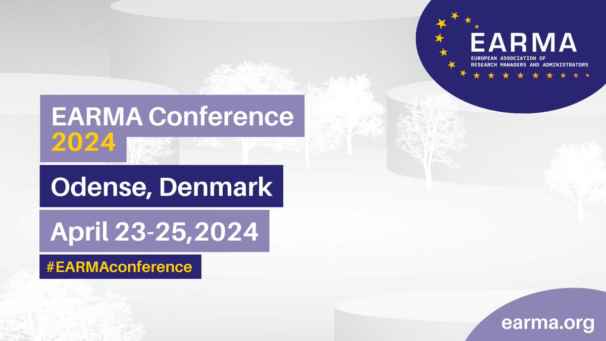 In just 10 days, we'll be kicking off the #EARMAconference in Odense, Denmark🇩🇰 Research managers from around the word will be sharing their thoughts with colleagues on new challenges for RMAs🗣 Check out the programme today 👀 👇 🔗bit.ly/44AUOHJ #researchmanagement