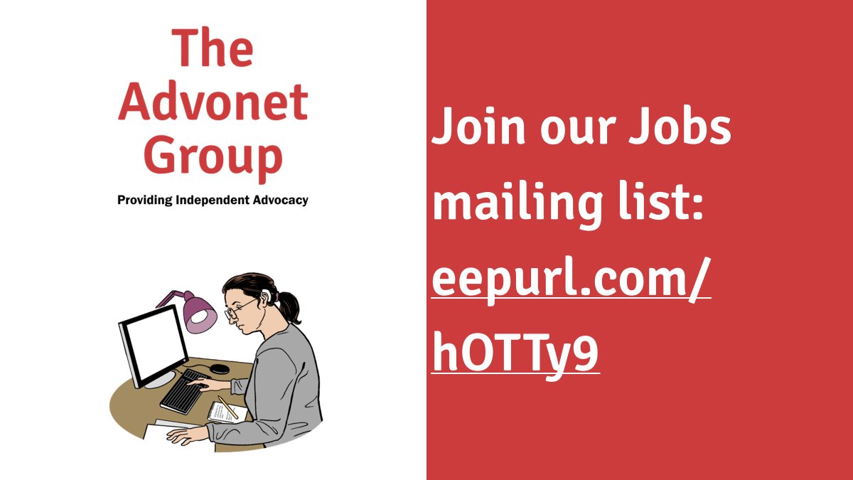 If you would like to work for a #charity in #Leeds as an advocate, with one of our #inclusion projects or in any other role, we have a mailing list where you can get alerts for #JobVacancies! 
Sign up to our list here: eepurl.com/hOTTy9 #LeedsJobs #YorkshireJobs