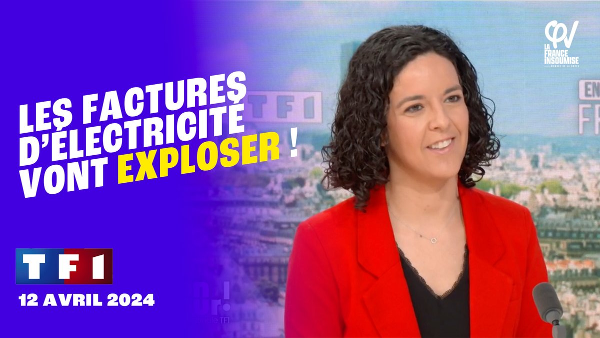 ALERTE : LES FACTURES D'ÉLECTRICITÉ VONT ENCORE EXPLOSER ! Retrouvez mon interview ce matin dans la matinale de TF1 ⤵ youtu.be/s8mU3LKnJpA