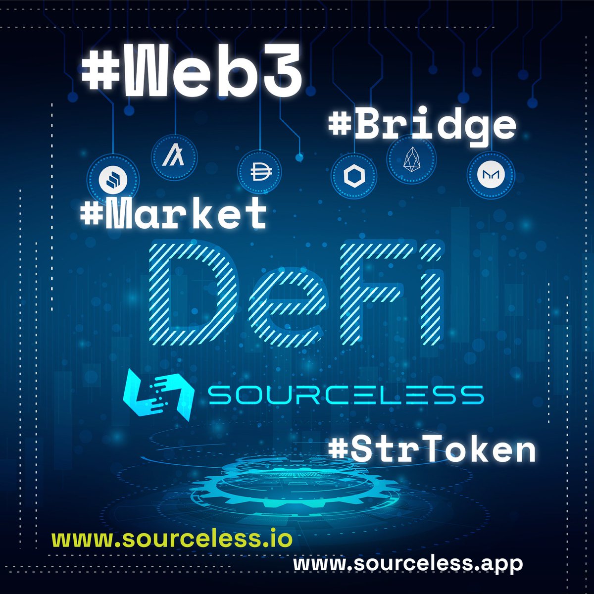 Catapult into the #DeFi Wave! 💥 SourceLess: Your Gateway to a $231 Billion Market. Embrace the future of finance with our Web3 Wallet and STR Token. 

Join now! 💼

💳 sourceless.app

 #Web3 #DecentralizedFinance