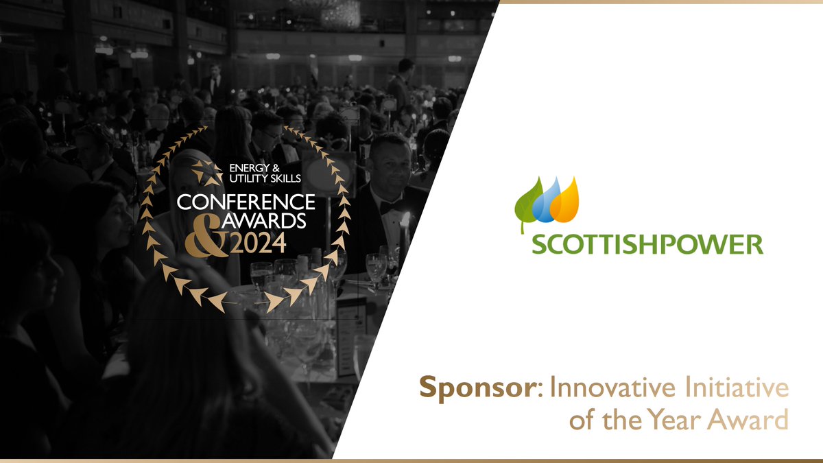 We are delighted to announce that @ScottishPower have sponsored the 'Innovative Initiative of the Year Award' for the Energy & Utility Skills Conference and Awards 2024! This award will celebrate an innovative initiatives that has shown ingenuity and a novel approach to