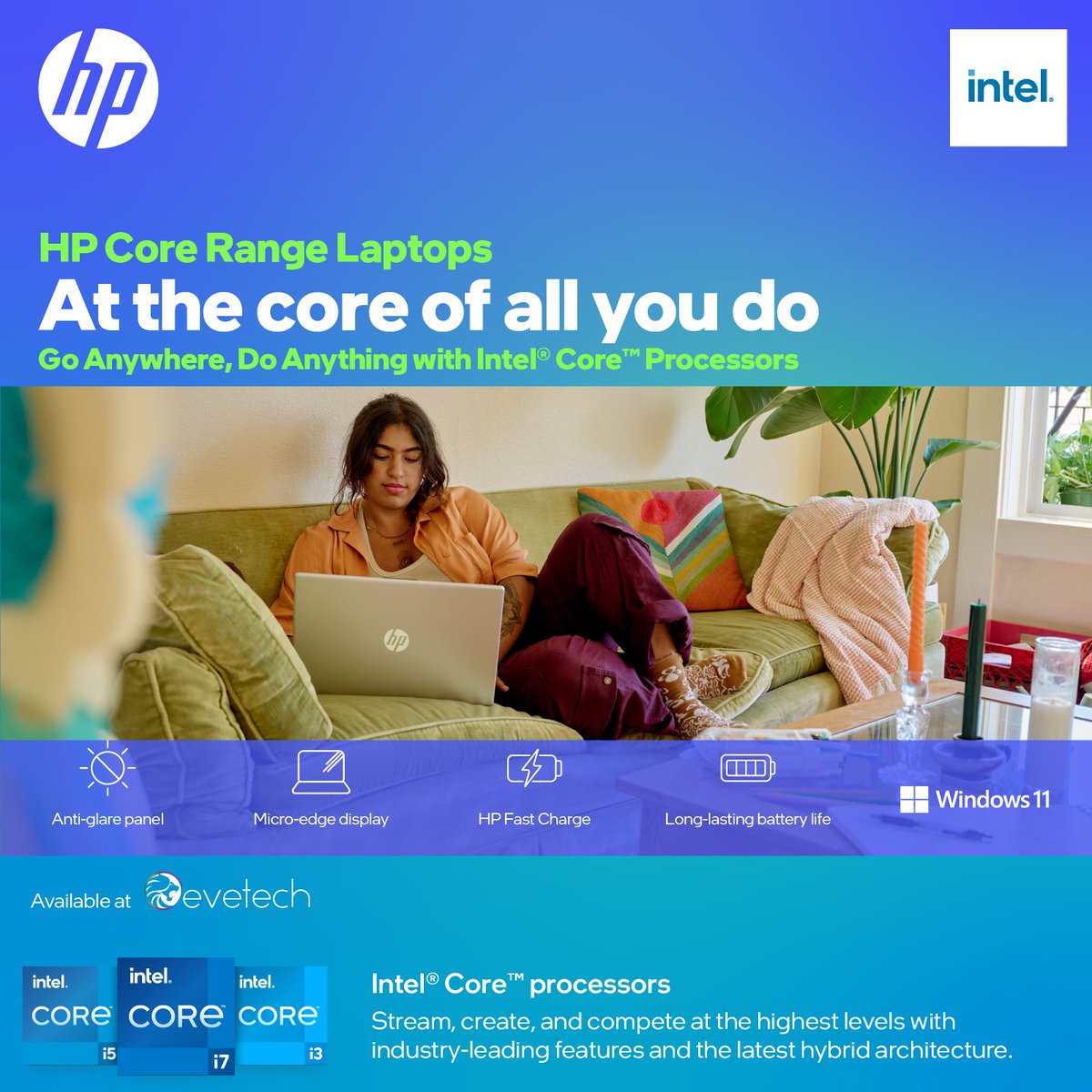 💻Dominate your Day with HP Intel Core Laptops. Power, Performance, Perfection.💻

Experience seamless multitasking, cutting-edge features and sleek designs – all at incredible prices!

🔗💻evetech.co.za/hp-core-laptop…

⚔️Conquer your workload and look damn good doing it!

#Evetech…