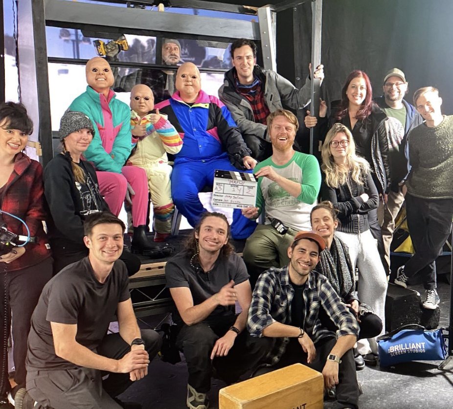 mrbrianfirenzi's tweet image. I'm honored to play a small part (shh! no spoilers) in Joey and Jon's upcoming horror short /HAWW/. In fact, a lot of the 5SF gang is in this, whether they're under layers of hypnotically hideous makeup or not, but truly it's Joey's brainchild.