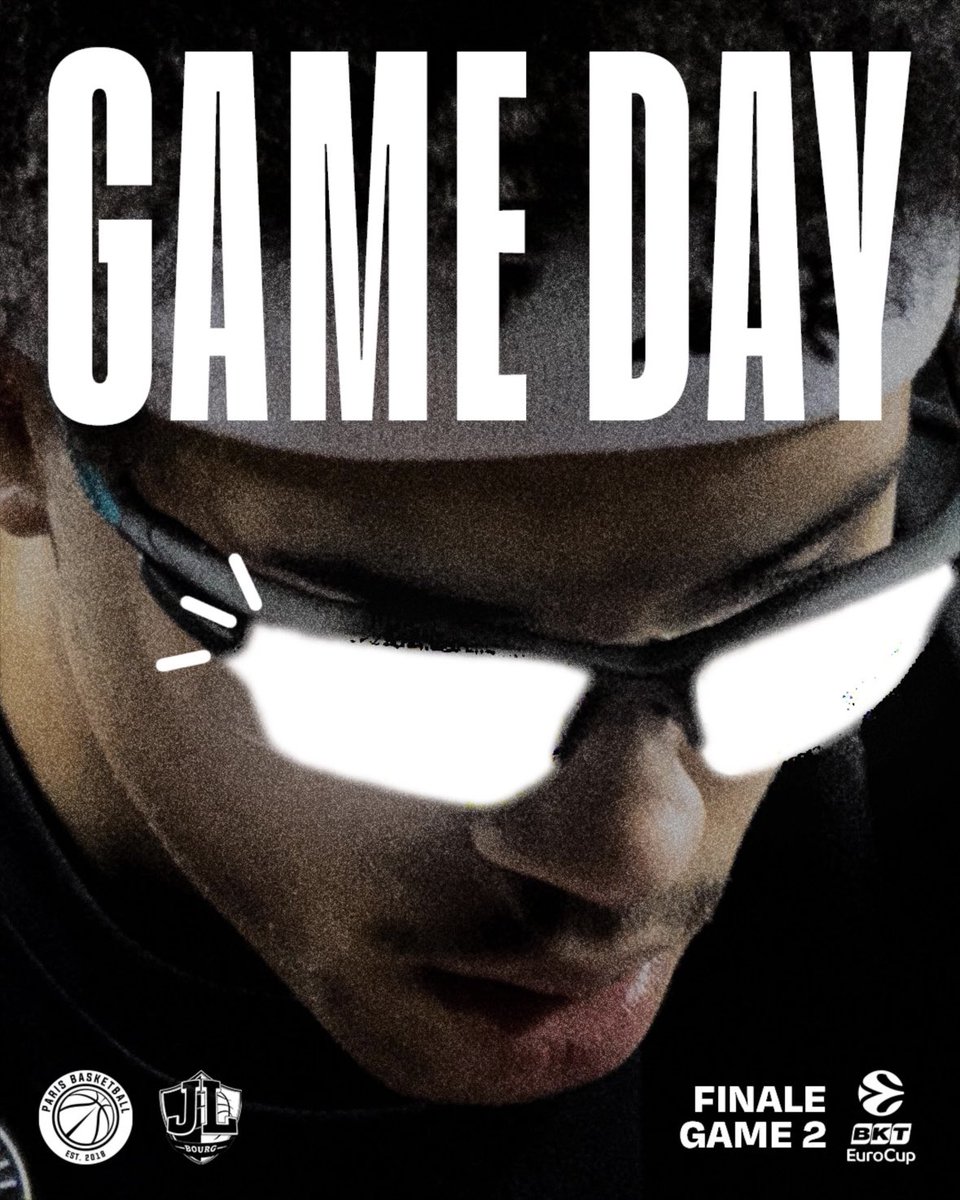 EuroCup Finals Part II… GAMEDAYYY ⚔️ 

🆚 <a href="/JLBourgBasket/">JL Bourg Basket</a> 
⏰ 19:30 
🏟️ Ekinox 
📺 <a href="/skweektv/">SKWEEK</a> 

POUR UN TITRE EUROPÉEN

40 MINUTES

LET’S GO PARIS 💥