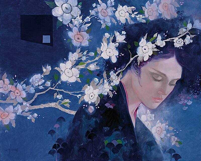 Spanish artist Felix Mas speaks to us in the language of colors about true femininity, about female nature and soul. His women almost never make eye contact - they are immersed only in their dreams and contemplation.