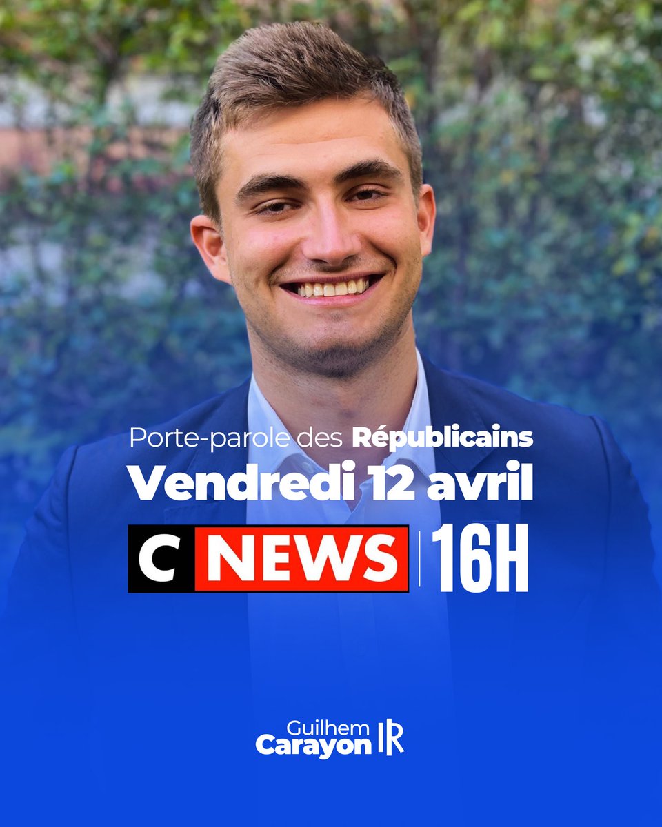 On se retrouve à 16h sur @CNEWS !