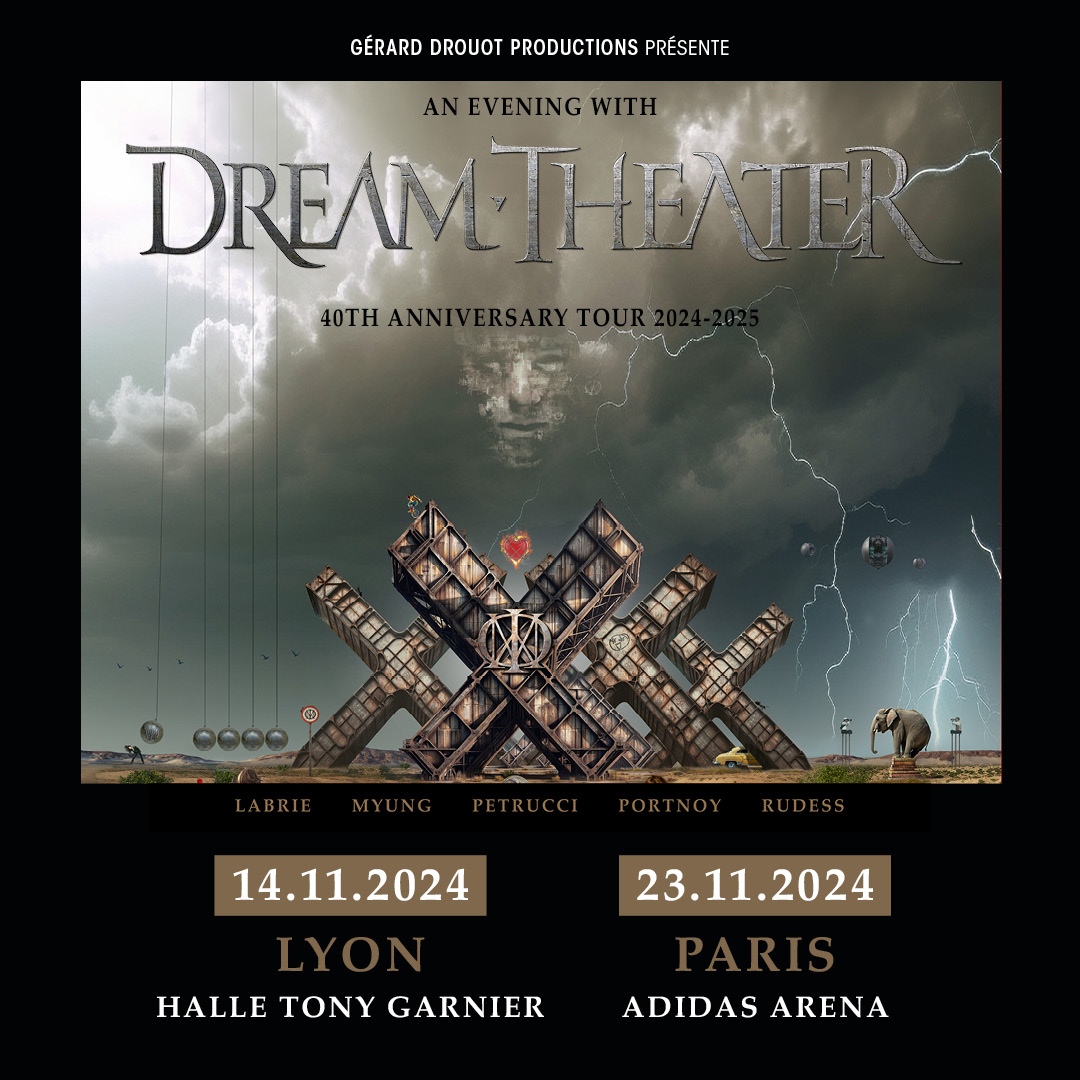 #CONCERT Dream Theater en concert à Paris et Lyon en novembre prochain ! Réservez vos billets dès maintenant : 🎟 bit.ly/3Ucp1dK