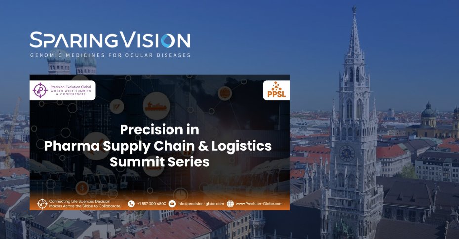 Our Supplies and Sample Manager, Lucile Bauché will be on the ground in Munich next week attending the Precision in Pharma Supply Chain & Logistics Summit from 15-16 April. events.precision-globe.com/single-event/p… #SparingVision #Genetherapy #Ophthalmology