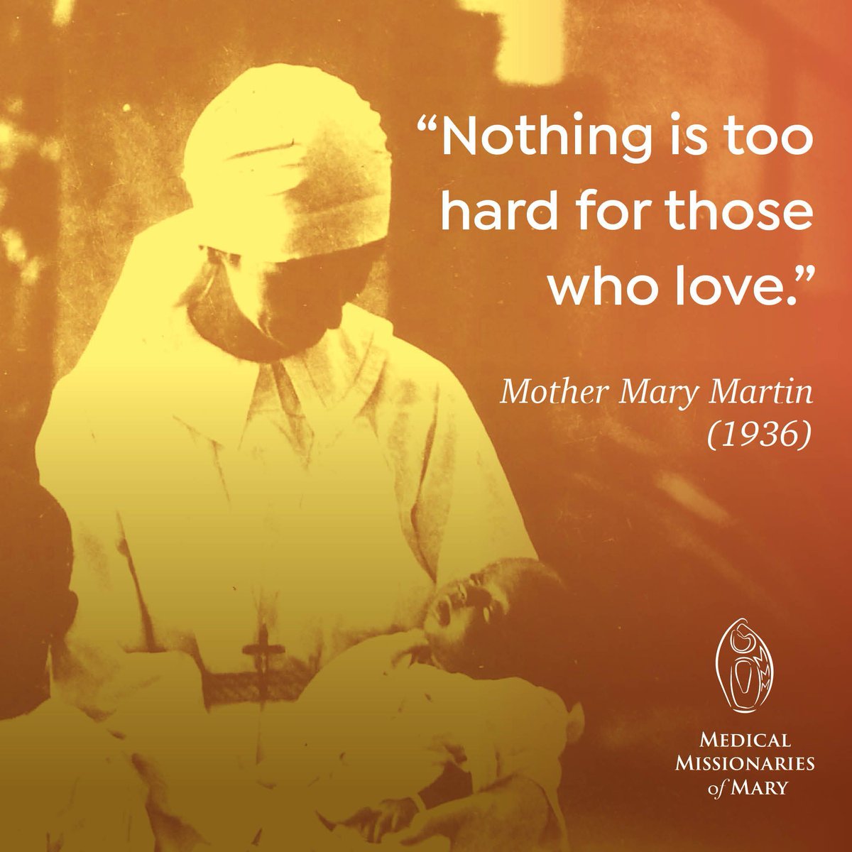 #mothermarymartin #love #lovegod #godswork #healingtouch #faith #medicalmissionariesofmary