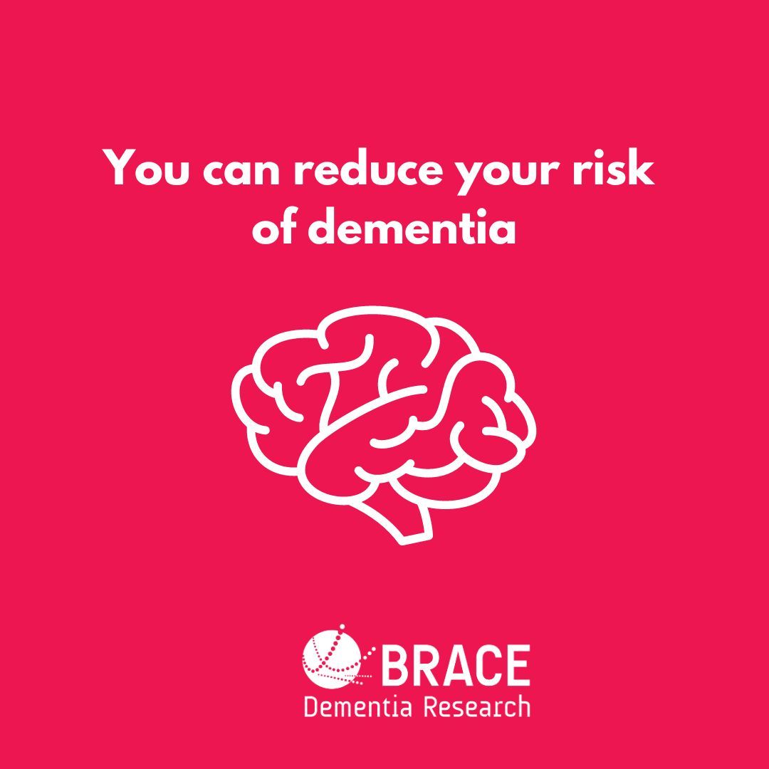 Research has shown that you can reduce your risk of dementia by up to one third. Find out how here: alzheimers-brace.org/top-tips-to-re…