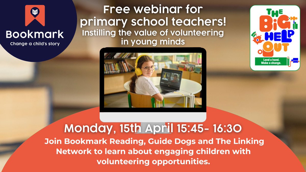 Are you considering taking part in #TheBigHelpOut with your school? Then join the Big Help Out webinar, to learn more about instilling the value of volunteering in young minds. 📚 Monday 15 April, 15:45-16:30. Sign up now: zurl.co/T1O4 @TheBigHelpOut24